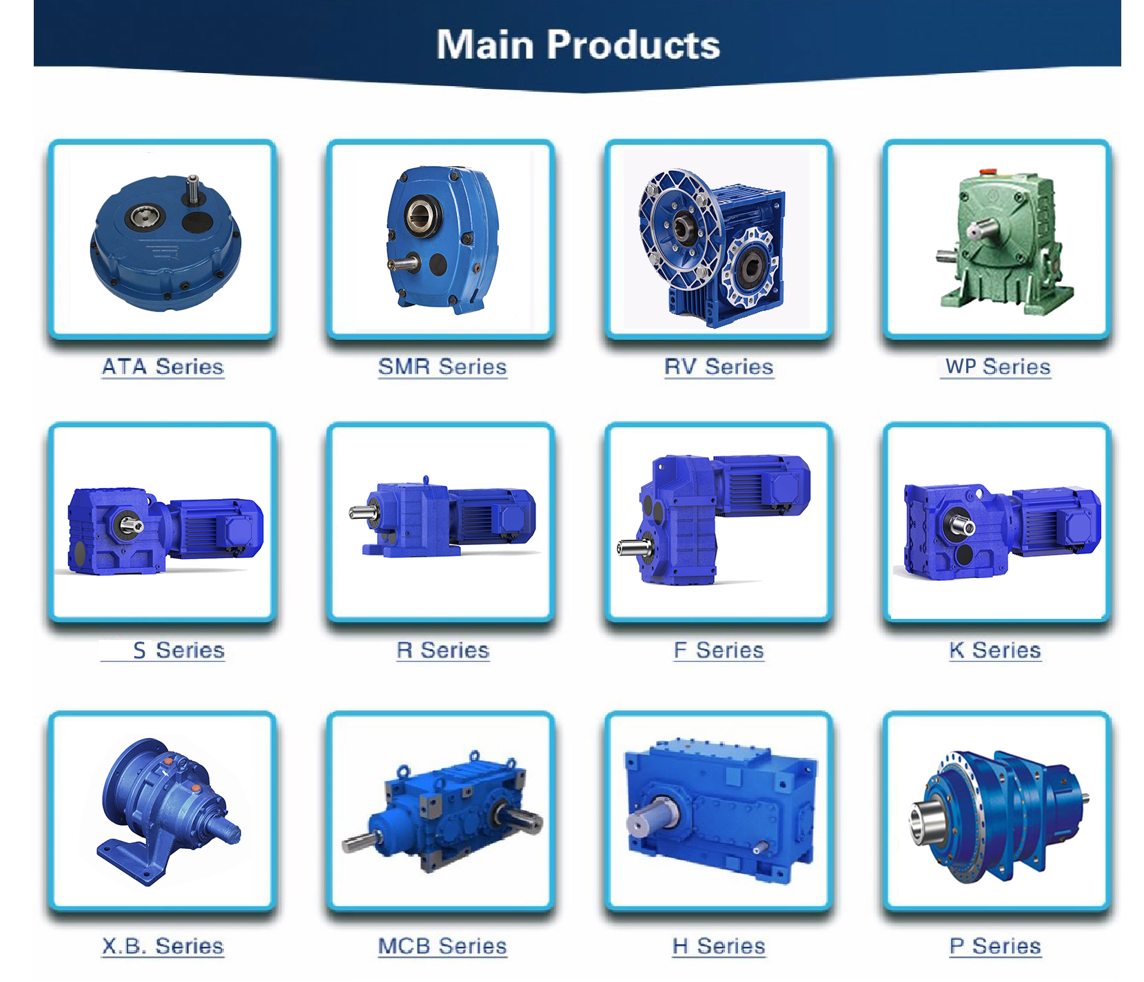 RC Series Helical Agricultural Gearbox Speed Reducer Drive Power Transmission Right Angle Gear Reducer Parallel Shaft Reducer
