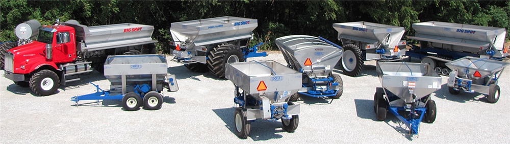 truck tire spreader/tractor mounted fertilizer spreaders