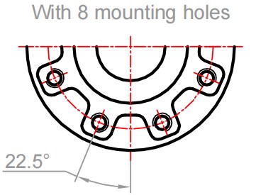 Various Good Quality Bottom Mounted Single BD Series Type a Partial Rotary Valve Gearbox