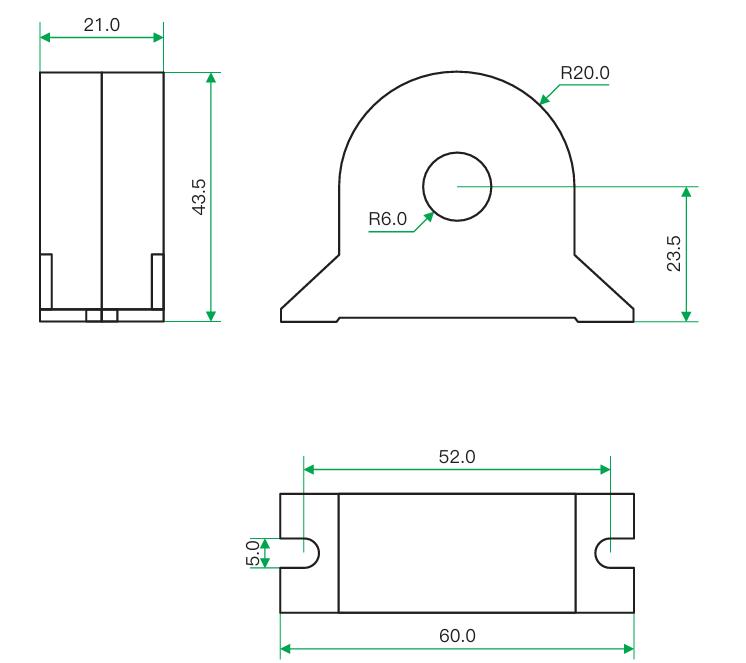 SITD Series Magnetic Balance Current Sensors Railway Communication DC Motor Specific