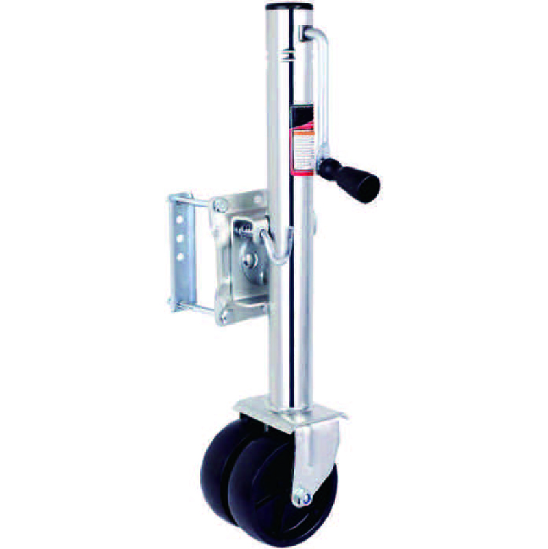 1BJY-TJ-06S Capacity 1500LBS Heavy Duty Boat Trailer Parts and Accessories Marine Jack with 6 Inch Dual Wheels