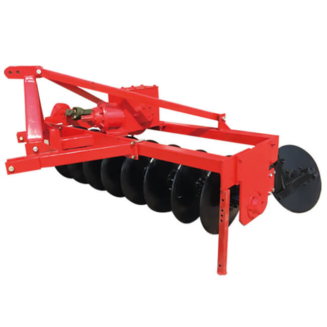 Agriculture Tractor Rear Three-Point Suspension Double-Side Drive Disc Harrow with Gear Core Components Square Beam