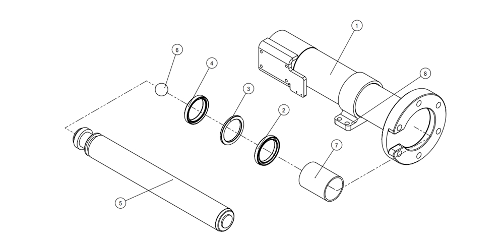 HZPT Custom Made Hydraulic Cylinder for Industrial Vehicle/forklift Lift Tilt Extension Small Dump Truck Hydraulic Cylinder