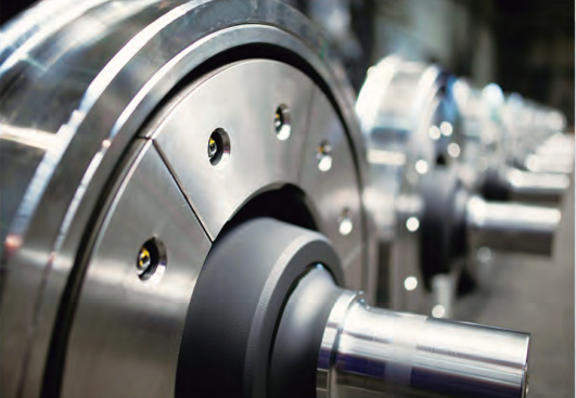 AAR-B Steel Resilient Wheel for Tram Light Rail Transit Modern Transportation of Standard  B Grade Tyre
