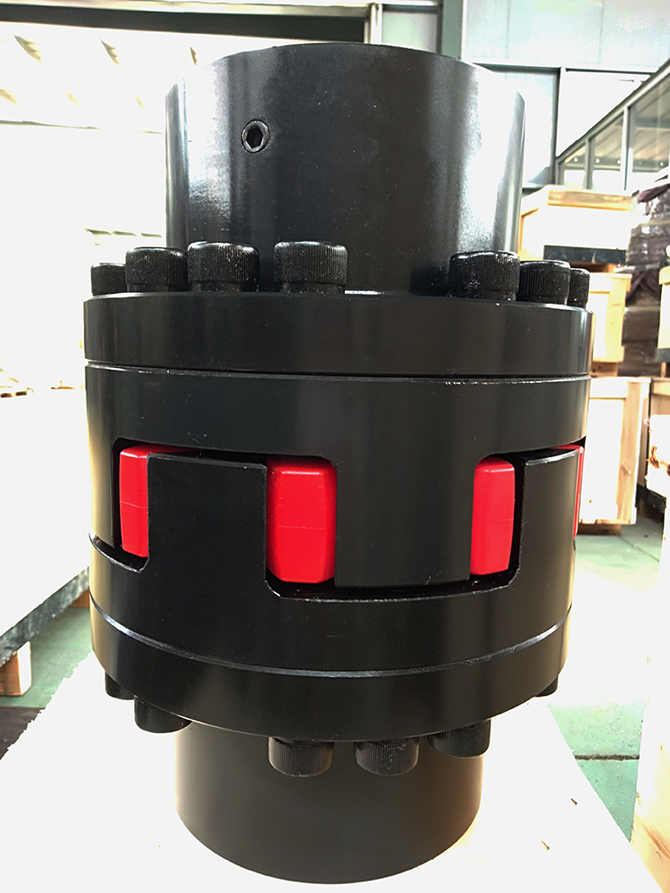 Double Flange Flexible Jaw Type Coupling