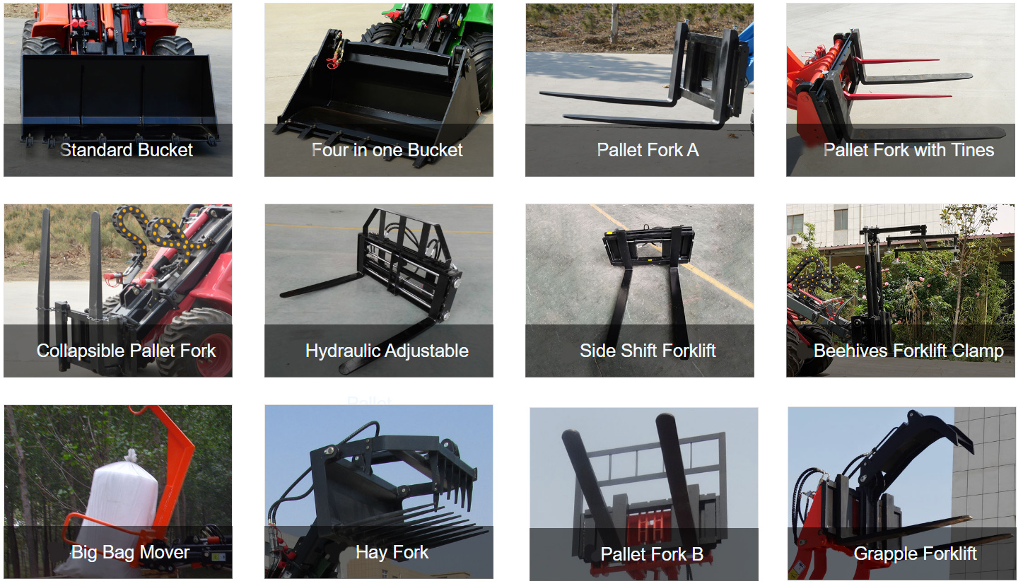 Loader Excavator Attachment Standard Tractor Front Mounted Bucket