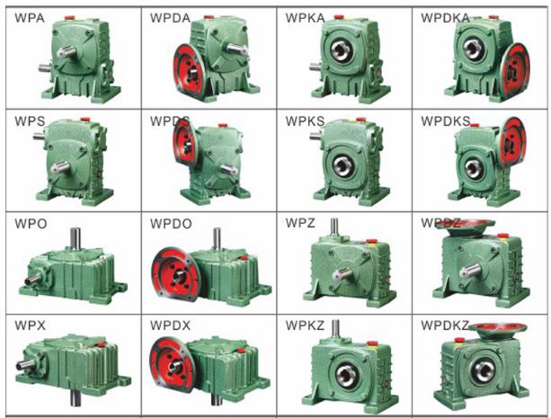 Quick Delivery WPWS-60  1:5,10,15,20,25,30,40,50,60 Ratio Speed Reducer Gearbox Worm Gear Box