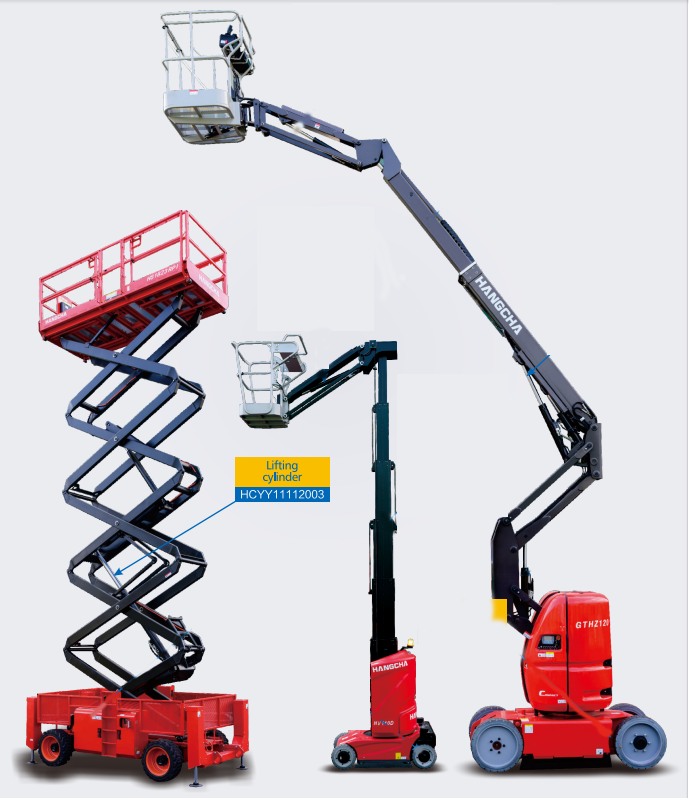 HCYY11112003 Factory Direct Professional 27kg Aerial Work Vehicles Lifting Hydraulic Cylinder Quality Hydraulic Pump Engine Gear