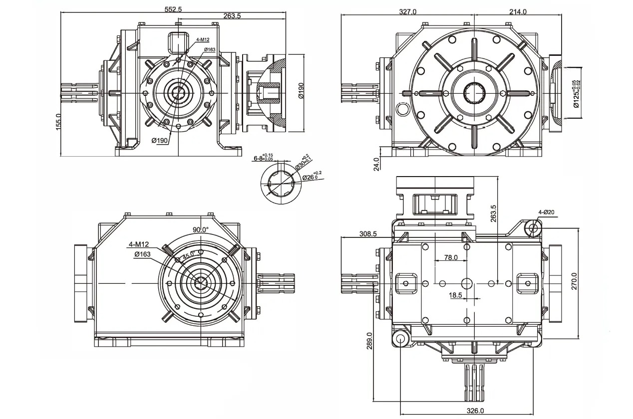 Affordable Round Straw Hay Square Balers Gearbox for Agricultural Machine Hay Rakes Round Square Straw Balers Manufacturers