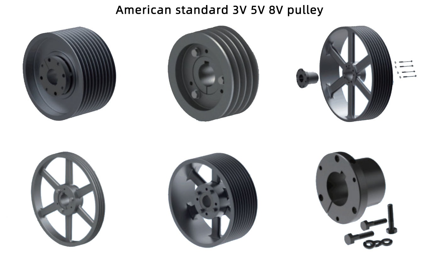 WH Sleeve Pulley Flange Taper Bush