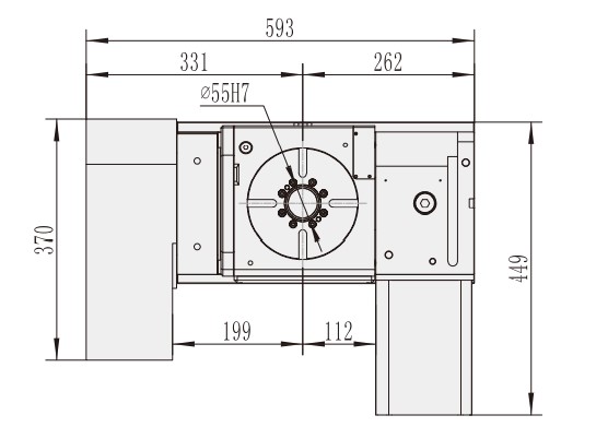 WT-S170 Guaranteed Quality Small Metal Vertical Cnc 5 Axis Machining Center Accessories