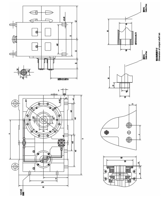 Zlyj Vertical Gearbox Extruder Speed Reducer