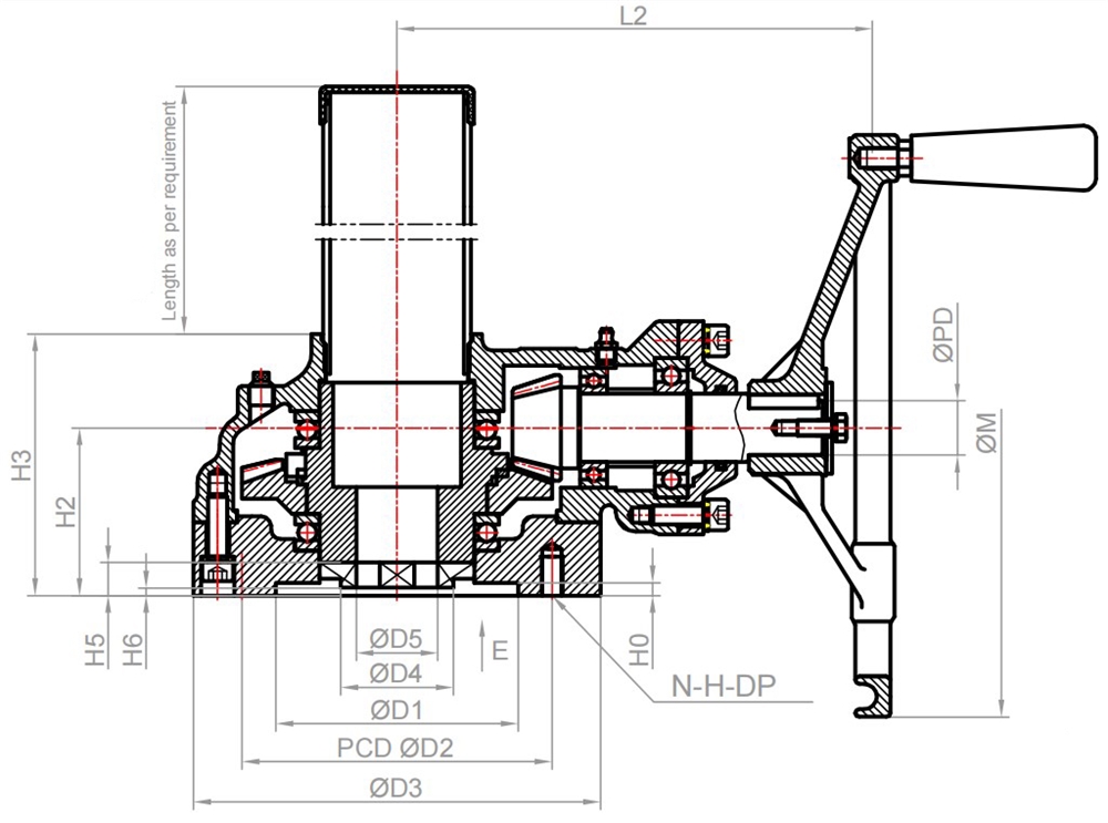 JB2920 Standard Flange Bevel Gear Box Chinese Three Claw Type BA Series Product Category Gearboxes