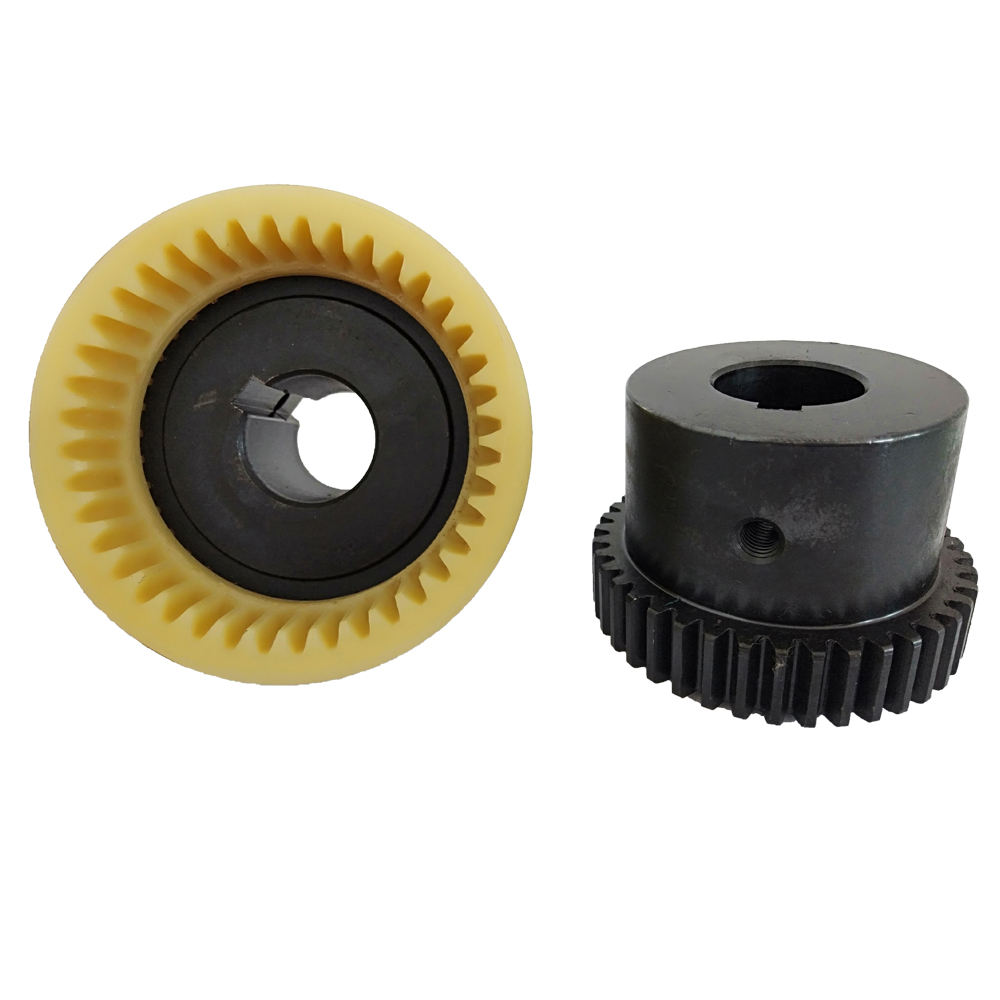 Flexible Plastic Nylon Sleeve Type Gear Shaft Coupling for Hydraulic Pump Use