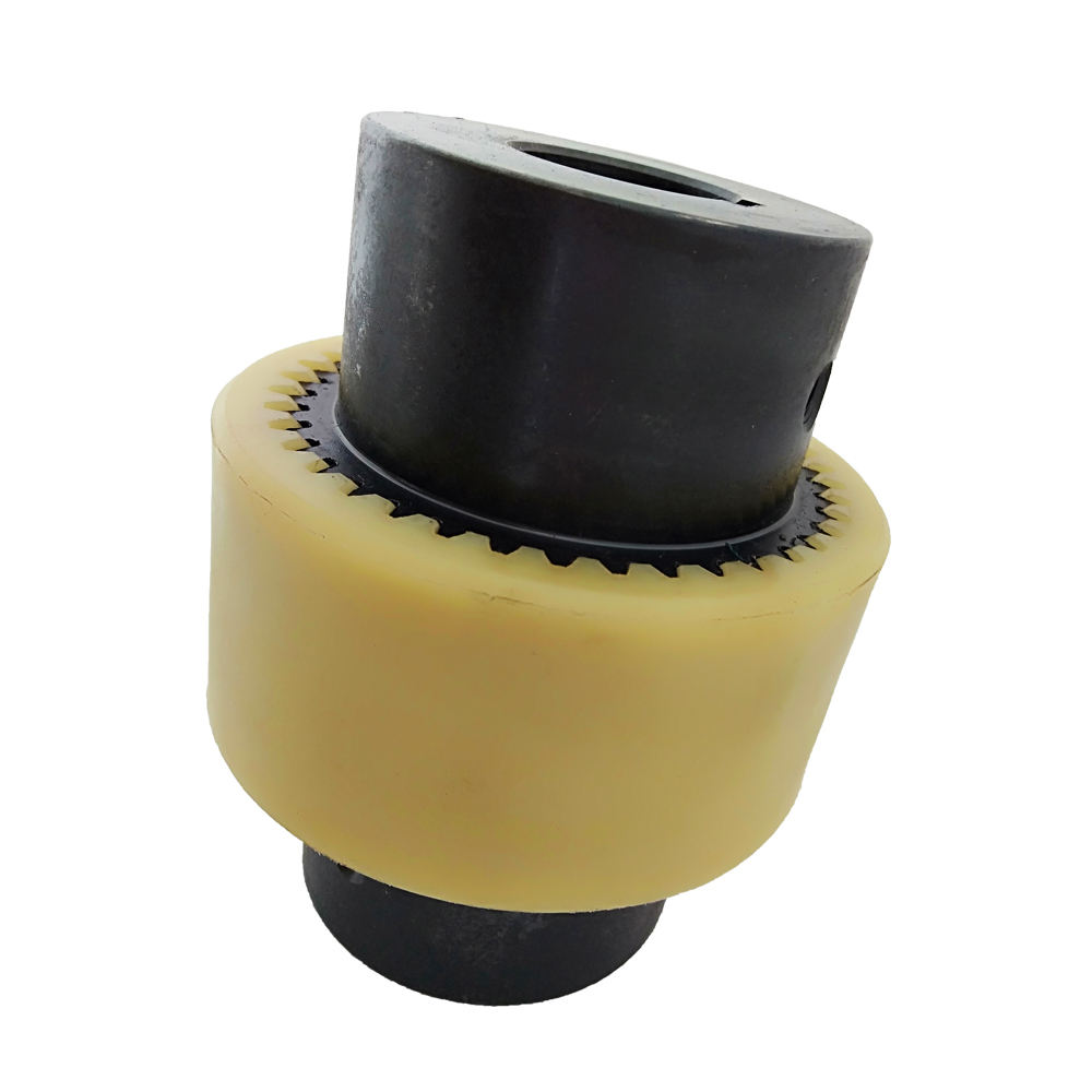 Nylon Curved Tooth Teeth Precision Gear Coupling with Nylon Sleeve