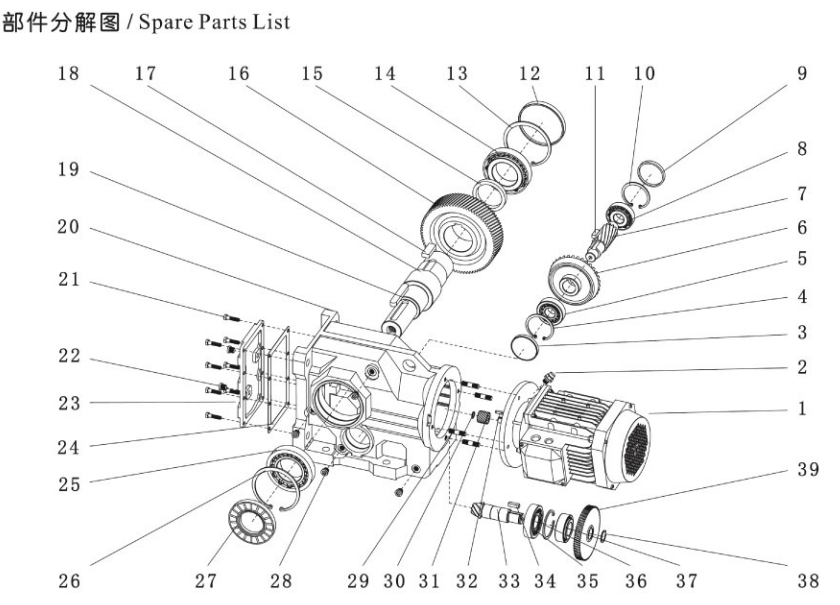 Helical Gearbox Speed Variator Gear Transmission Worm Cycloidal Speed Reducer China Gear Reducer