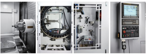Single Pallet HMC63 Cutting Metal Working Machine CNC Lathe Horizontal Machining Center