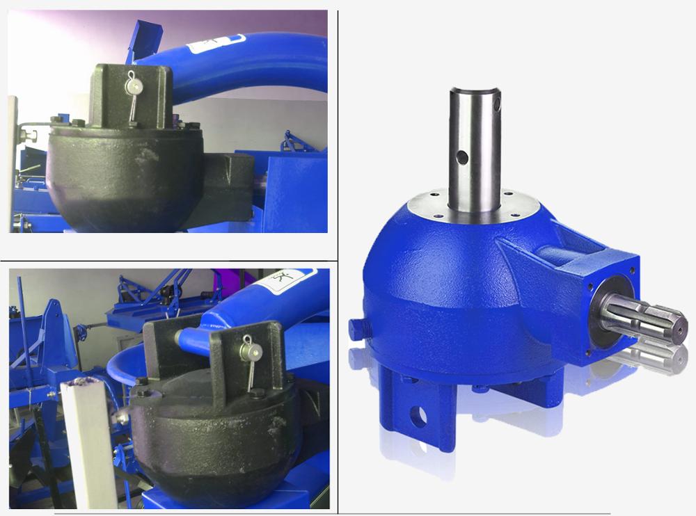 Post Hole Digger Gearbox 90 Degree Farm Pto for Agriculture Machine Right Angle Tractor Auger Rotary Tiller Feed Mixer Bevel