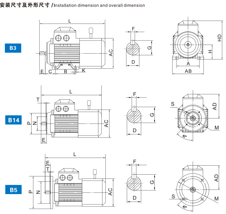 YEJ Series Vertical High Reliability Easy Installation Direct-current Three-phase Asynchronous Brake Motor