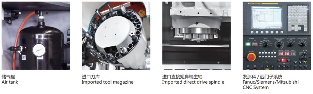 Single Pallet HMC63 Cutting Metal Working Machine CNC Lathe Horizontal Machining Center