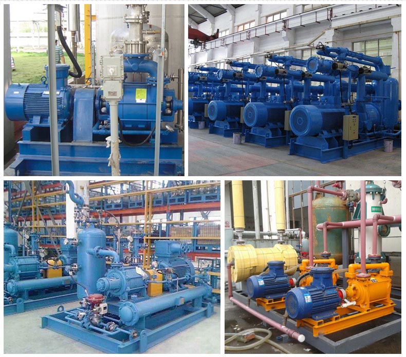 2H-150 Rotary Piston Type Vacuum Pump 15KW Power for Coating Machine