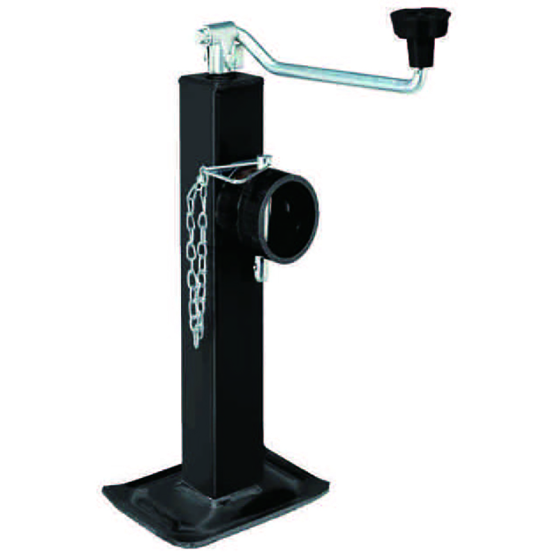 1BJY-TJ-37 Capacity 5000LBS Drop Leg Topwind Trailer Parts and Accessories Trailer Direct-Weld Square Jack With Footplate