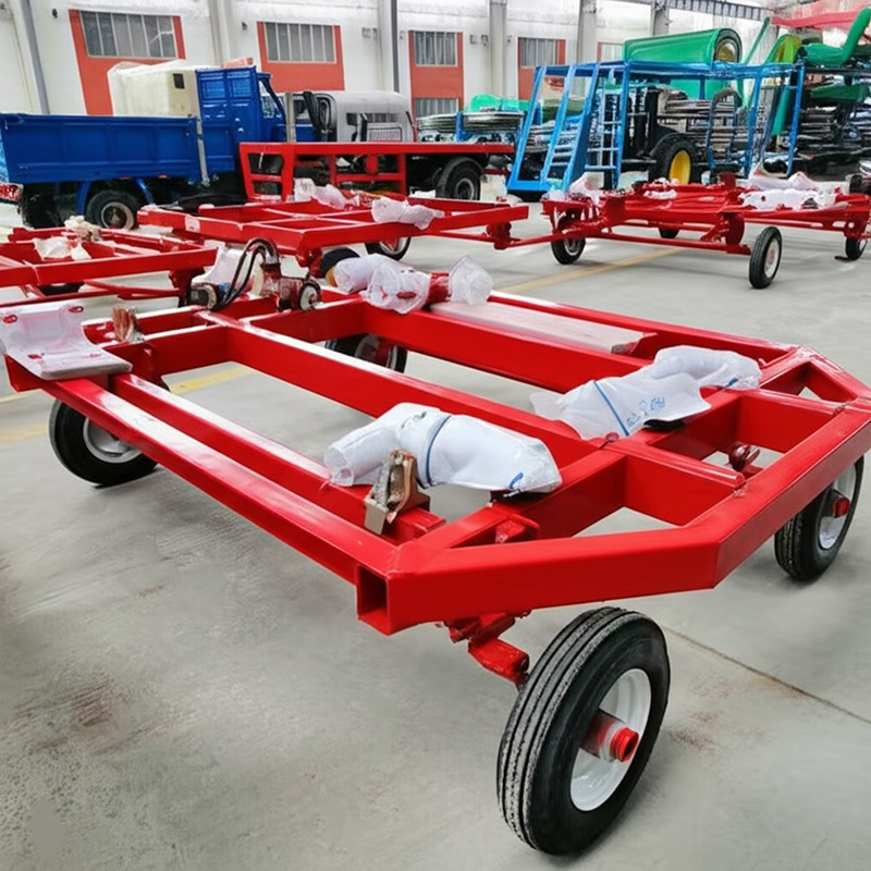 Customized Size Material Tandem Axle Box Trailer Parts Caravans Pet Camper Farm Enclosed Utility Fully Welded Galvanised Trailer