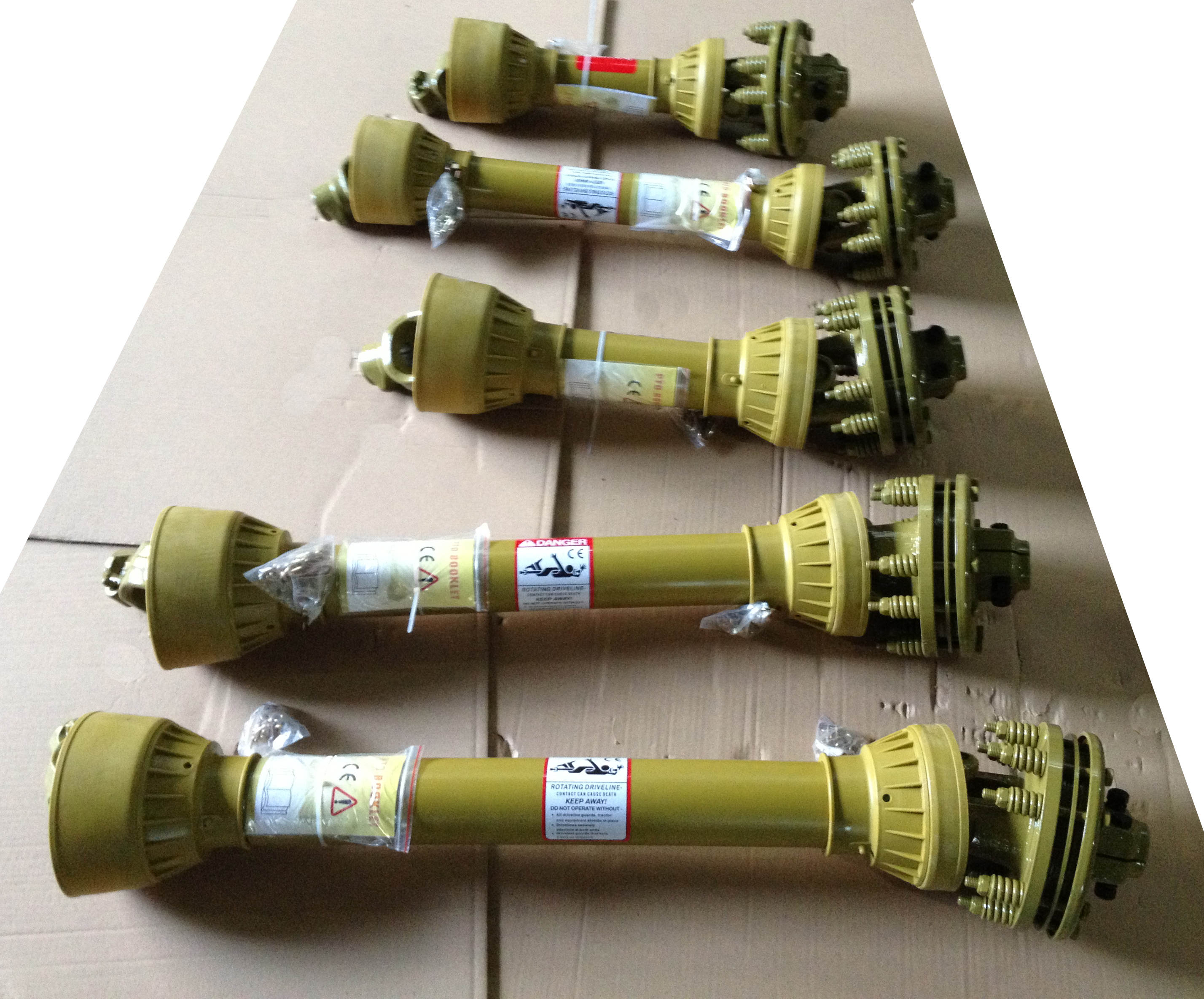 Agricultural Driveshaft Driveline Adapter Cardan Kutota Rotavator Spline Universal Cross Joint Yoke Tractor PTO Drive Shaft