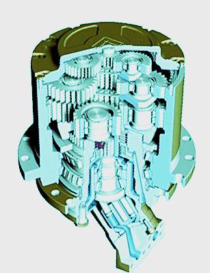 Travel Drive Hydraulic Motor / Traveling Drive Motor For Crawler Machines